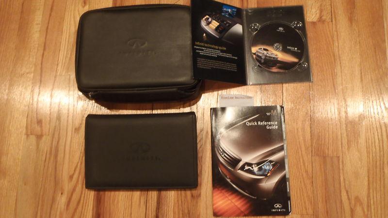 2007 infinity m35 owners manual and warranty maintenance guide used