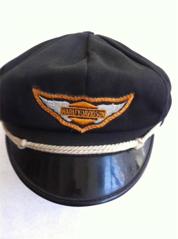 * vintage harley-davidson captain's hat - 1940-1950s, original, good condition