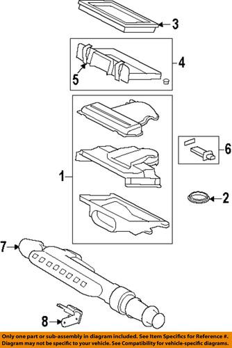 Ford oem 5l3z9f721b air intake-air inlet tube