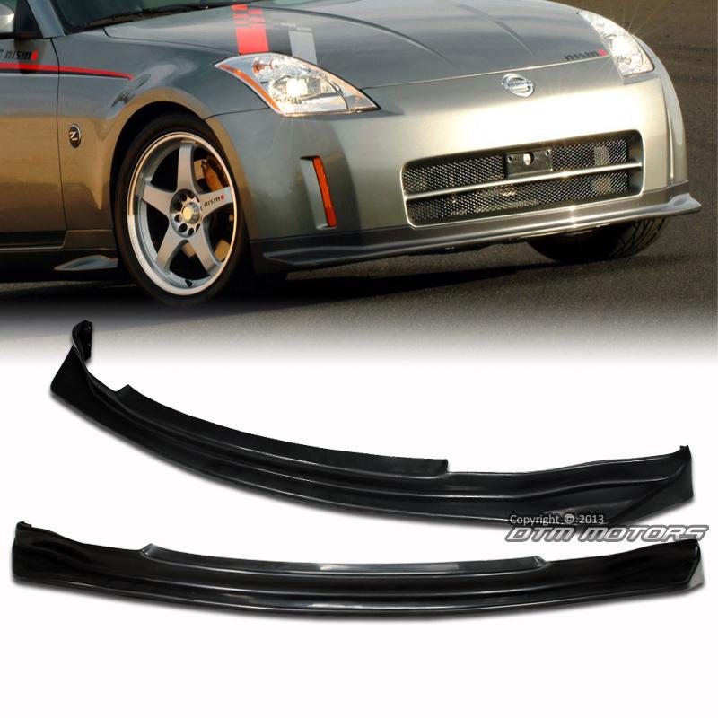 2003-2005 nissan 350z z33  front polyurethane pu lower bumper lip wing