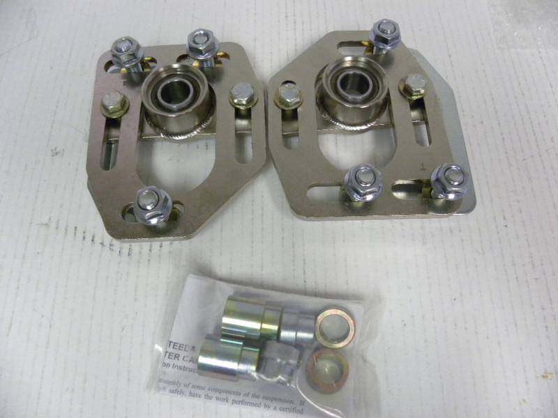 Steeda adjustable caster/camber plate kit 555-8079-2 1979-1989 mustang