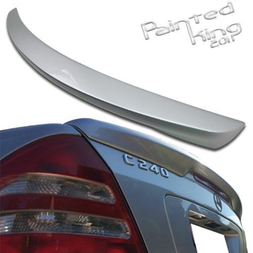 Mercedes-benz c-class w203 c type trunk spoiler wing 01-07 painted