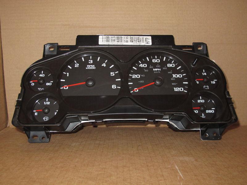 07-12 chevy silverado 1500 2500 3500 08-09 gmc sierra truck speedometer cluster