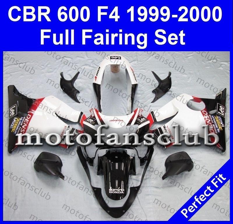 Fit honda cbr600f4 99 00 cbr600 f4 600f 1999 2000 fairing kit bodywork #06 b