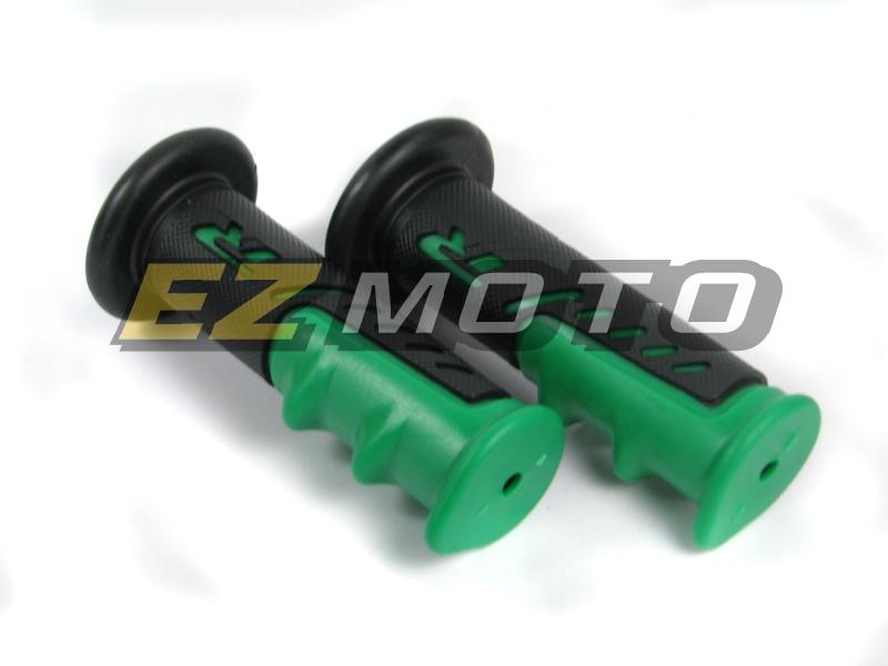 Universal hand grips for 22mm handlebar cbr gsx r r1 r6 zx ninja 6r 10r green