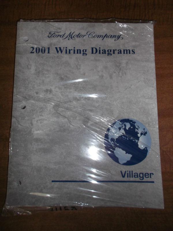 2001 mercury villager electrical wiring diagrams service manual oem book ford