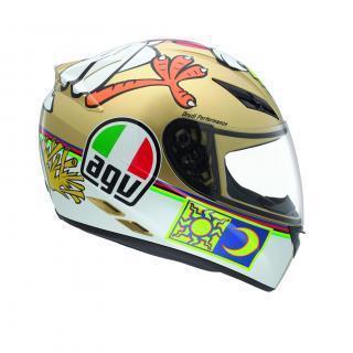 Agv k3 rossi chicken helmet gold/yellow