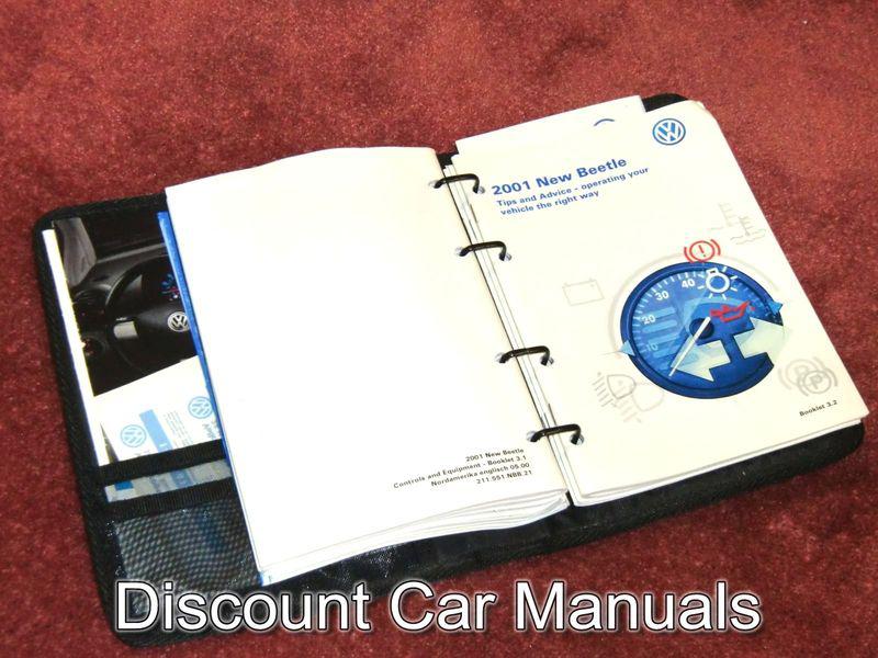 ★★ 2001 volkswagen vw new beetle owners manual set 01!! ★★