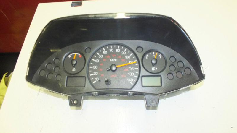 2002 ford focus svt cluster (unknown miles) speedometer 1m5f-10849 oem b