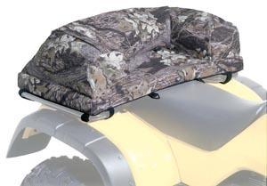 Atv deluxe padded seat rack bag black