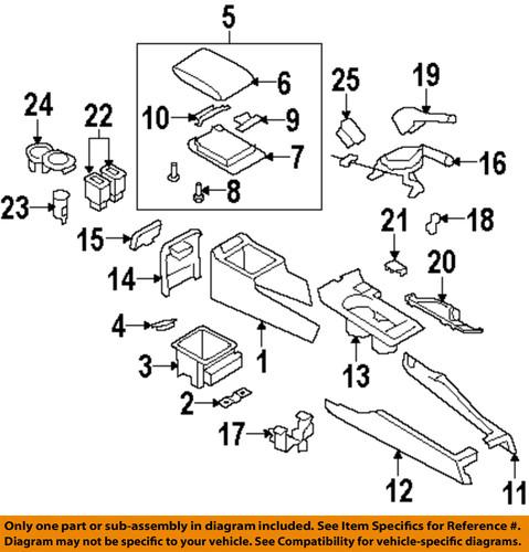 Subaru oem 83075fa011 center console-seat heat switch