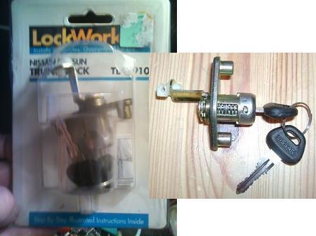 New nissan datsun trunk lock tl47910 1989 to 1994 maxima