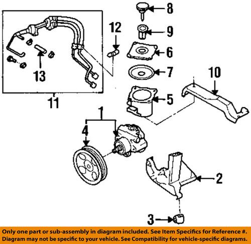 Subaru oem 34610fc020 power steering pressure hose/steering pressure hose