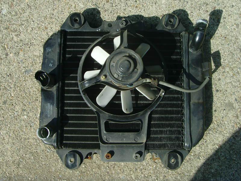 1999 kawasaki ninja ex250 ex 250 radiator with fan