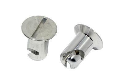 Moroso quick fasteners fastener head aluminum cadmium plated flush slotted 71311