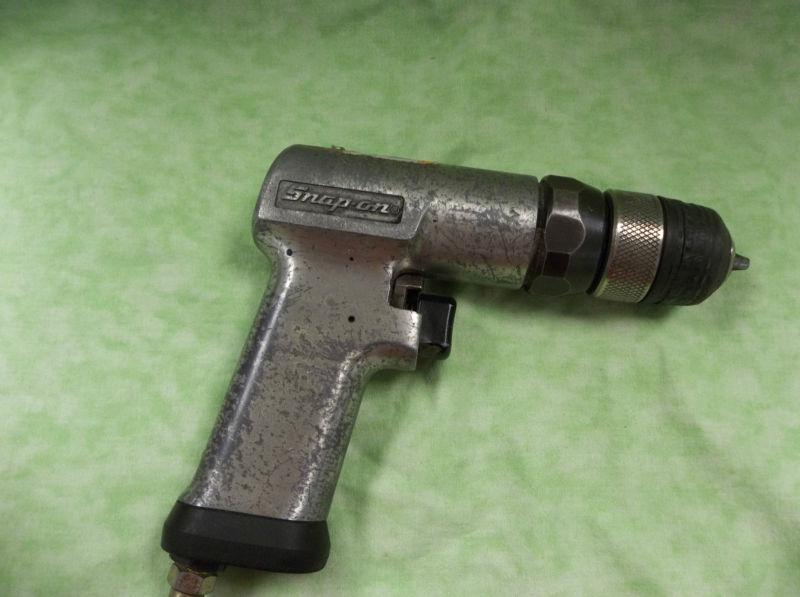 Snap-on pdr3a heavy duty 3/8" reversible air drill, keyless chuck.