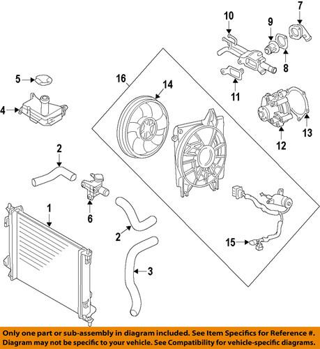 Kia oem 25310 3x101 radiator/radiator