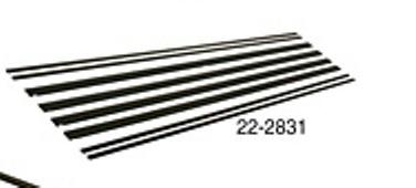 2-set vw king & link torsion spring leaf for 2" narrowed beam empi 22-2831-0 new