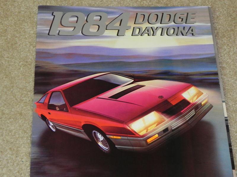 1984 dodge daytons nos dealer sales brochure from my dealership.  original. 