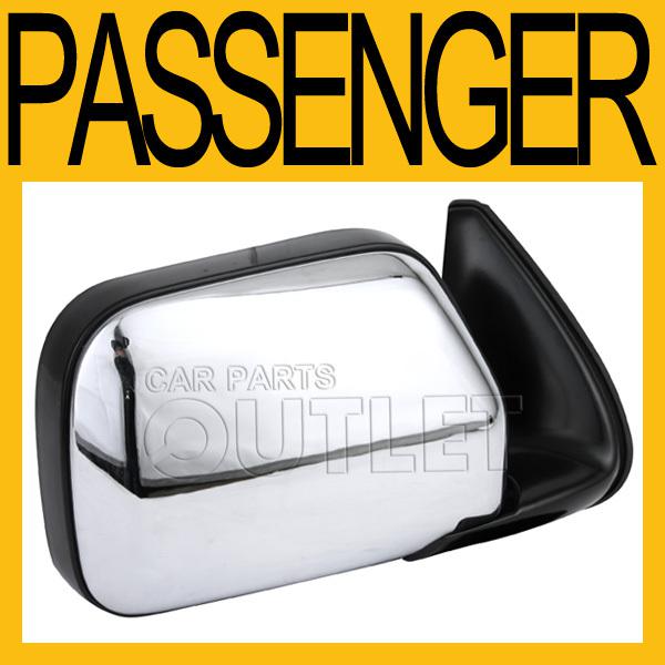 93-98 toyota t100 power mirror non heat chrome fold rh