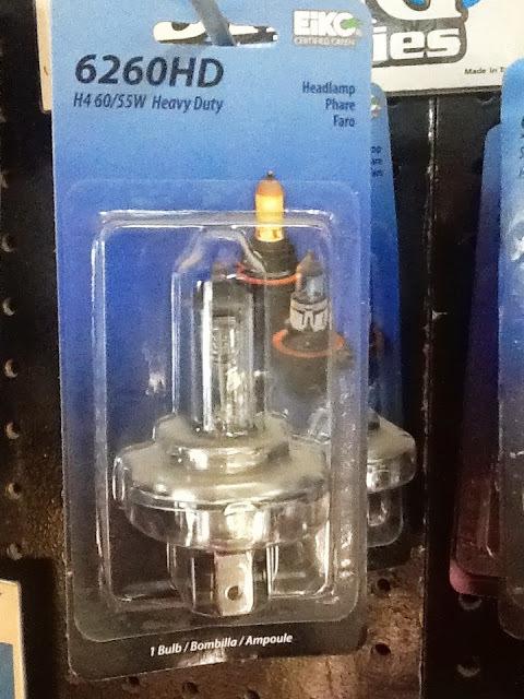 Eiko quartz halogen  bulb h4 60/55 watt heavy duty p45t base