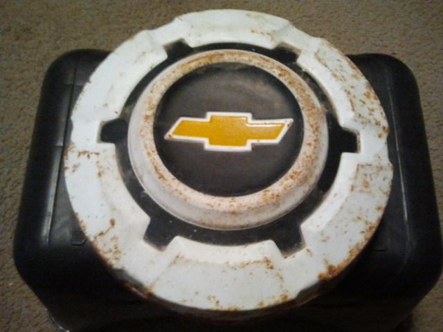 Vintage chevrolet chevy bow tie hubcap farm fresh original