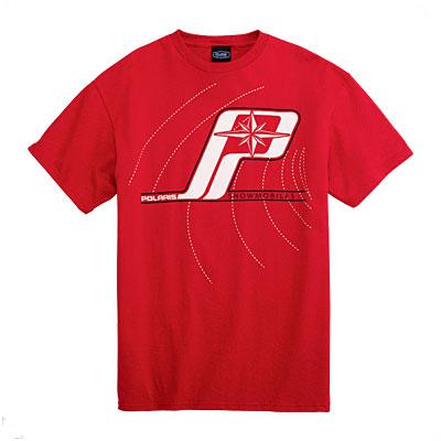 Polaris atv / snowmobile red star tee / t-shirt -m  or xxl / 2xl-  new-free ship