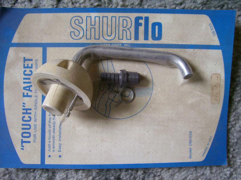 Shurflo "touch" faucet model 150-019 for use with single fixture pumps