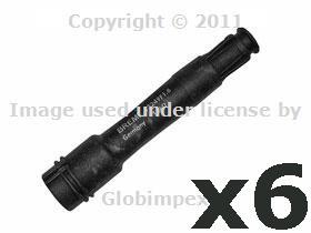 Bmw e36 e39 e46 spark plug connector from coilt (6) oem + 1 year warranty