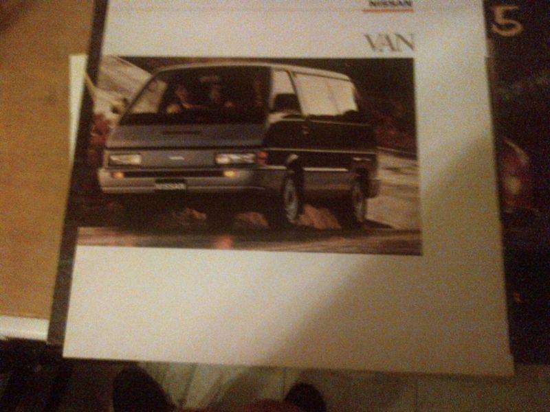 1988 nissan van    brochure        -