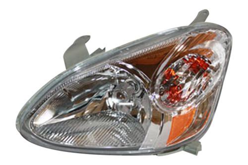 Tyc 20-6438-00 - 2003 toyota echo 8117052300 left replacement headlight assembly