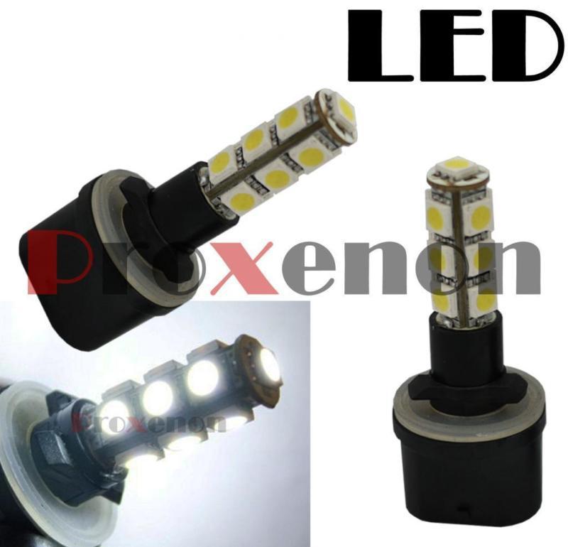 Led 880 890 893 899 xenon white 6000k headlight 13-smd bulb pe7 for fog light