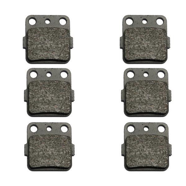 1999-2000 honda trx 400 ex trx400 fourtrax kevlar carbon front + rear brake pads