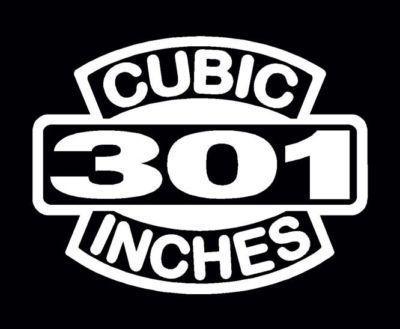 2 v8 301 cubic inches engine decal set 301 ci emblem stickers