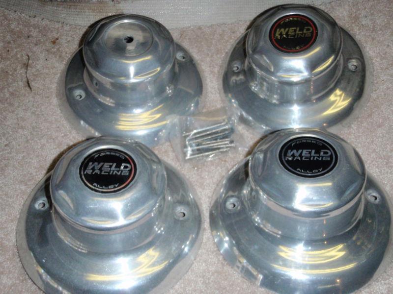 Weld  wheel  center caps (set of 4) 9"  wide  