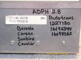 Gm pt. no.1227730 engine control module