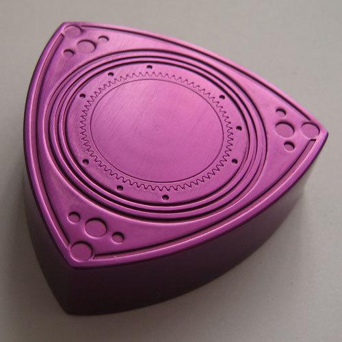 Rotor shaped brake or clutch master cylinder cap cover rx-7 rx7 13b 20b purple