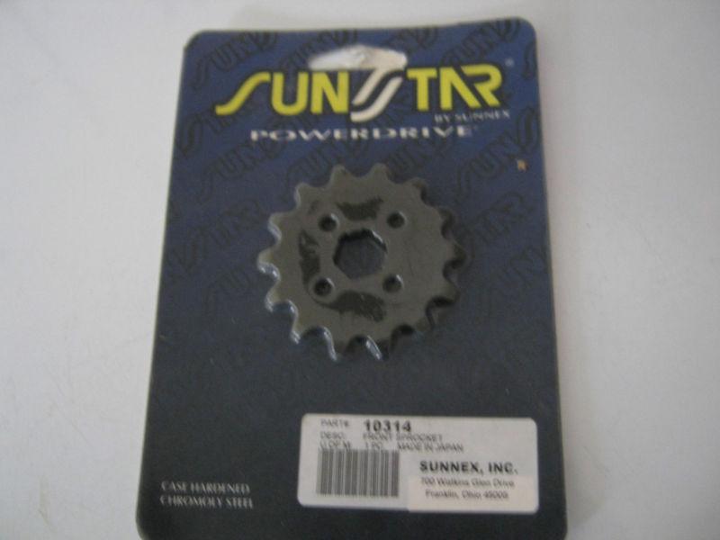 Honda brand new sunstar front sprocket 14t 10314