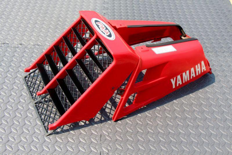 yamaha banshee grill + gas tank plastic + radiator cover 1987-2006 red f-12