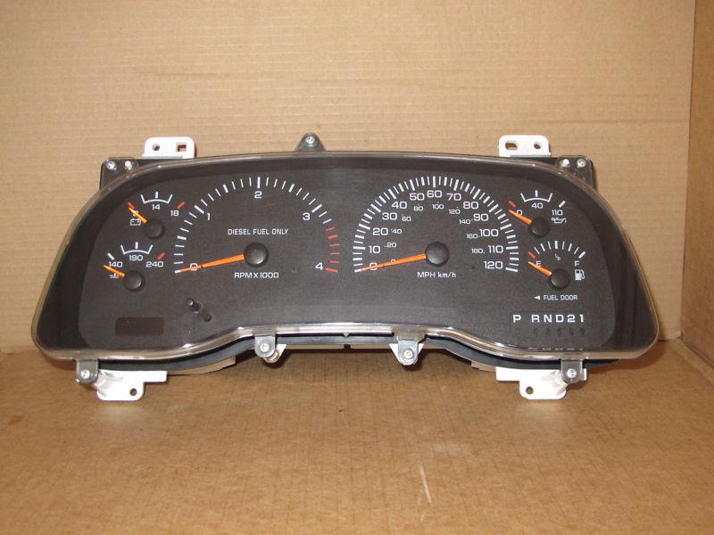 2002 02 dodge ram 2500 3500 truck diesel auto trans speedometer cluster