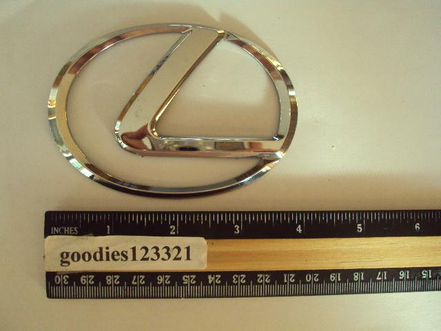 Lexus chrome emblem used 4" x 3"