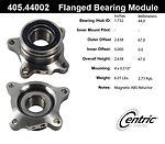 Centric parts 405.44002 rear hub assembly