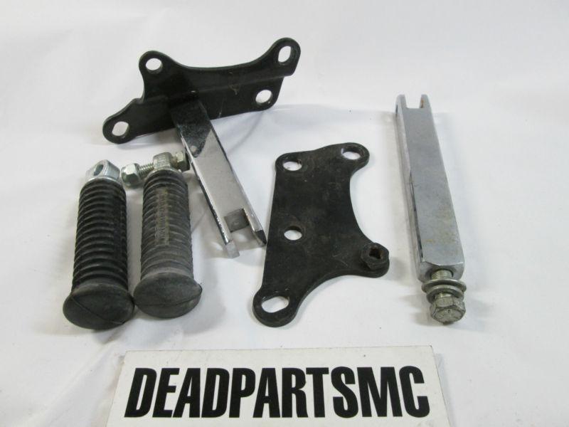 Harley sportster front lower motor mounts highway footpeg extensions pegs