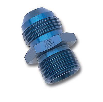 Russell 670200 adapter fitting flare to metric adapter blue -12an 30mm x 1.5