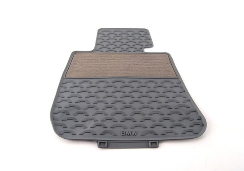 2006 bmw 325i rubber floor mats - real factory oem items - set of 4 - gray