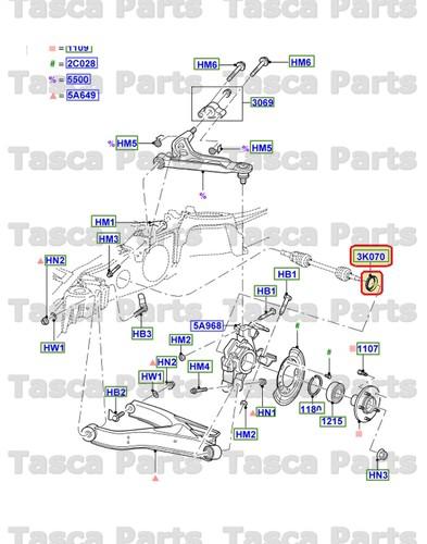 New oem rear axle dust shield 2001-2005 explorer mountaineer & 2003-2005 aviator