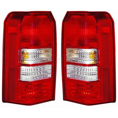 Rear brake light taillamp taillight left right pair set of 2 for 08-13 patriot