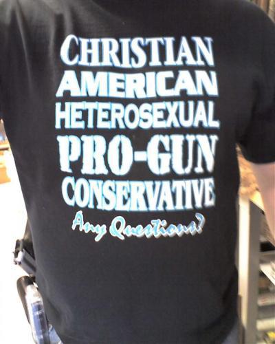 Conservative christian pro gun t-shirt medium