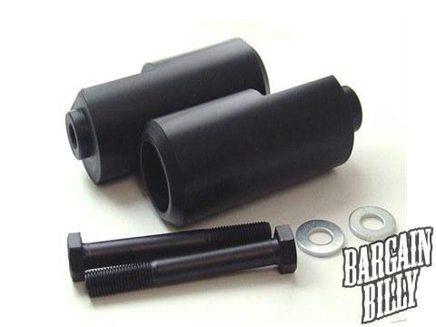 Suzuki gsxr 600 / 750 no cut black frame sliders (2004-2005)