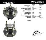 Centric parts 405.62007e rear hub assembly